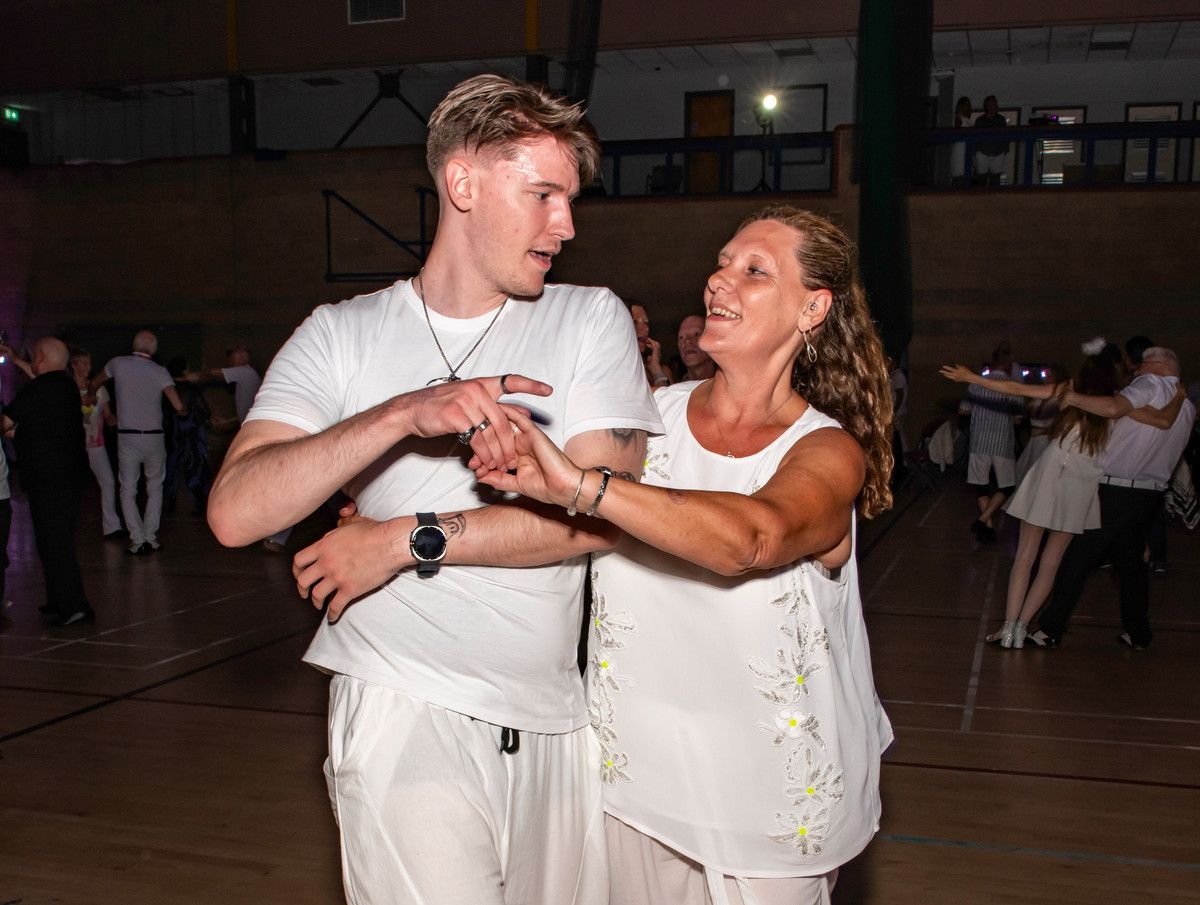 A couple dancing at Core Weekender