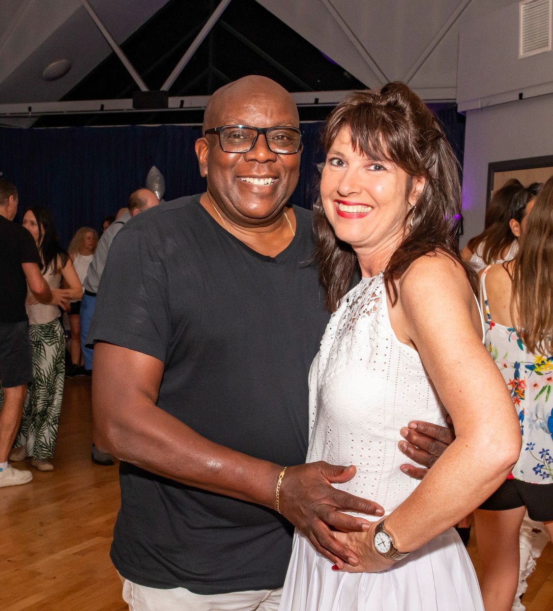 A couple dancing at Core Weekender