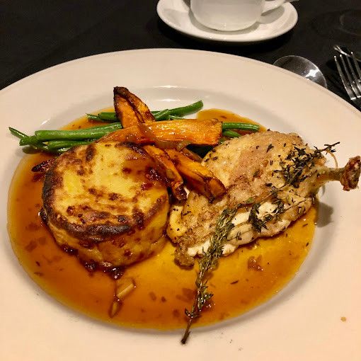 Dinner at the hotel